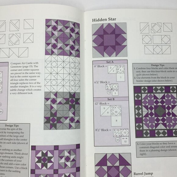 The Perfect Patchwork System Vol 1 Encyclopedia Patchwork Blocks Marti Michell - Picture 3 of 7